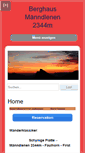 Mobile Screenshot of berghaus-maenndlenen.ch